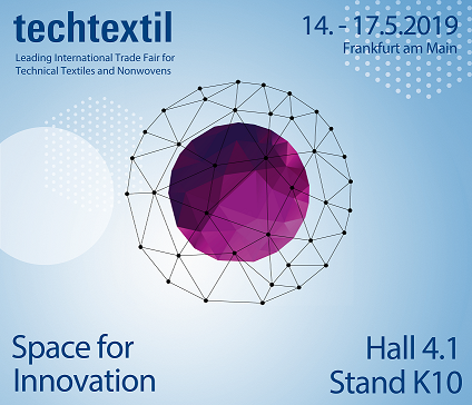 On the way to Techtextil 2019 Frankfurt